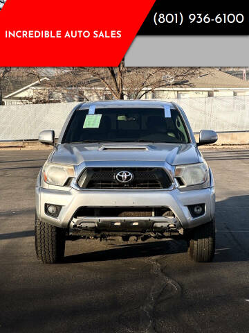 2013 Toyota Tacoma for sale at INCREDIBLE AUTO SALES in Bountiful UT