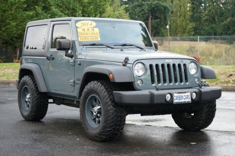 2014 Jeep Wrangler for sale at Carson Cars in Lynnwood WA