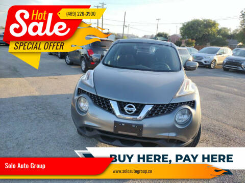 2015 Nissan JUKE for sale at Solo Auto Group in Mckinney TX