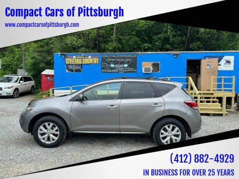 2012 Nissan Murano for sale at Compact Cars of Pittsburgh in Pittsburgh PA