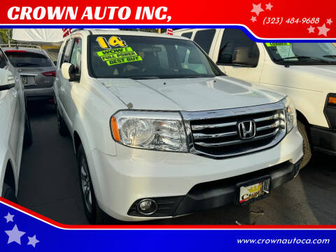 2014 Honda Pilot for sale at CROWN AUTO INC, in South Gate CA