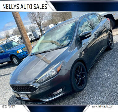 2016 Ford Focus for sale at NELLYS AUTO SALES in Souderton PA