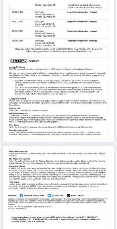 2013 Chevrolet Express 2500