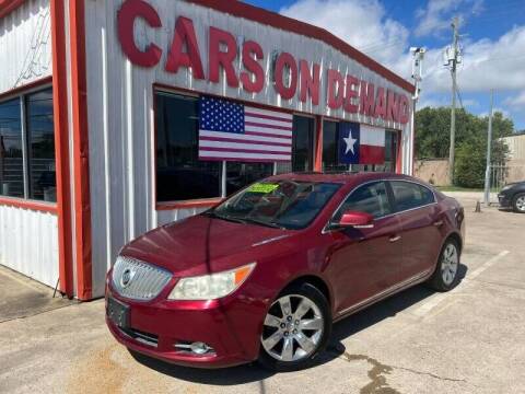 2011 Buick LaCrosse for sale at Cars On Demand 3 in Pasadena TX