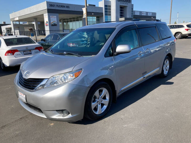 2012 Toyota Sienna for sale at Vision Auto Sales in Sacramento CA