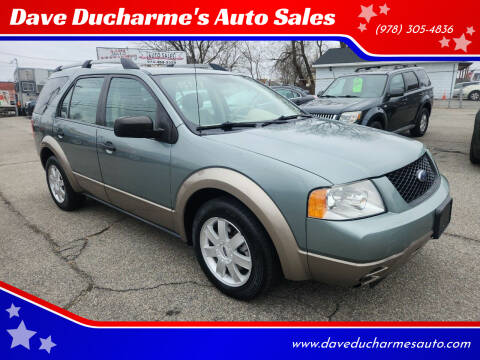 2006 Ford Freestyle for sale at Dave Ducharme's Auto Sales in Lowell MA