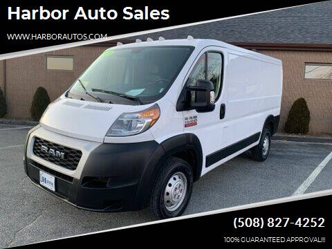 2019 RAM ProMaster Cargo for sale at Harbor Auto Sales in Hyannis MA
