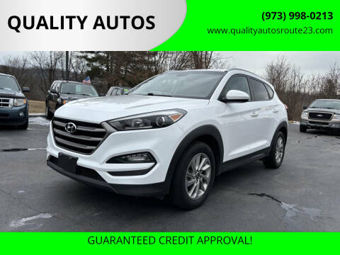 2016 Hyundai Tucson for sale at QUALITY AUTOS in Hamburg NJ