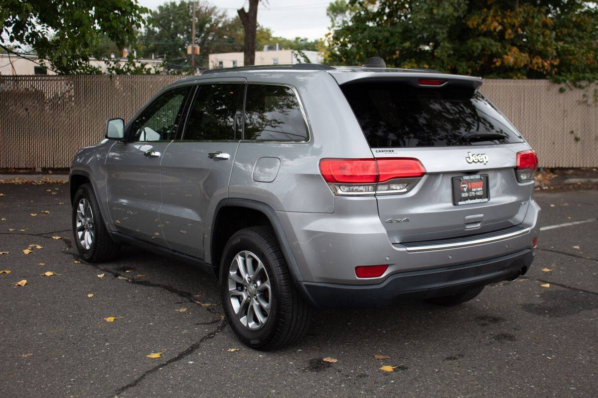 2016 Jeep Grand Cherokee for sale at Vrbo Motors in Linden, NJ