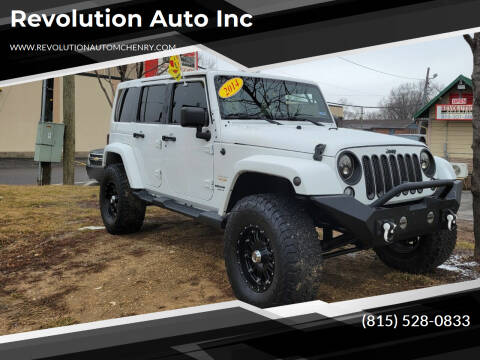 2013 Jeep Wrangler Unlimited for sale at Revolution Auto Inc in McHenry IL
