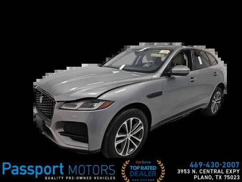 2021 Jaguar F-PACE for sale at Passport Motors Auto Leasing in Plano TX