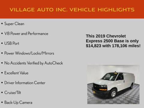 2019 Chevrolet Express 2500