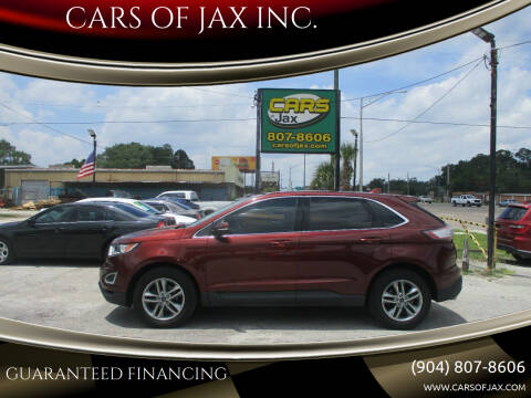 2015 Ford Edge for sale at CARS OF JAX INC. in Jacksonville FL