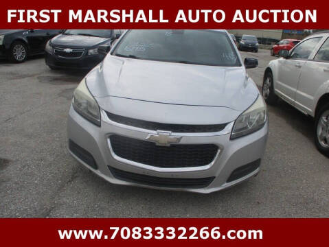 2015 Chevrolet Malibu for sale at First Marshall Auto Auction in Harvey IL