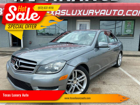 2014 Mercedes-Benz C-Class for sale at Texas Luxury Auto in Cedar Hill TX