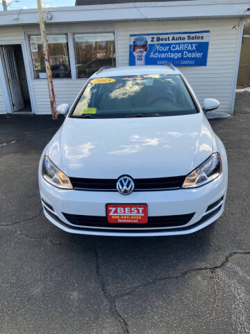 2015 Volkswagen Golf SportWagen for sale at Zeez Auto Sales in North Attleboro MA