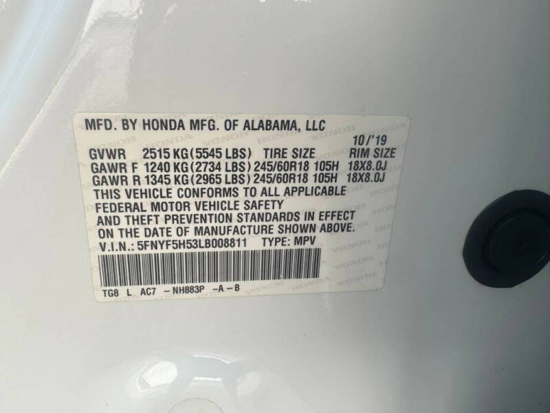 2020 Honda Pilot EX-L