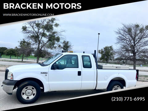 2005 Ford F-250 Super Duty for sale at BRACKEN MOTORS in San Antonio TX