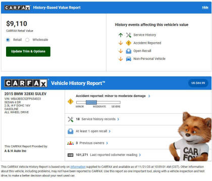 2015 BMW 3 Series 328i xDrive