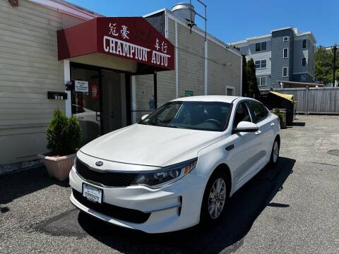 2016 Kia Optima for sale at Champion Auto LLC in Quincy MA
