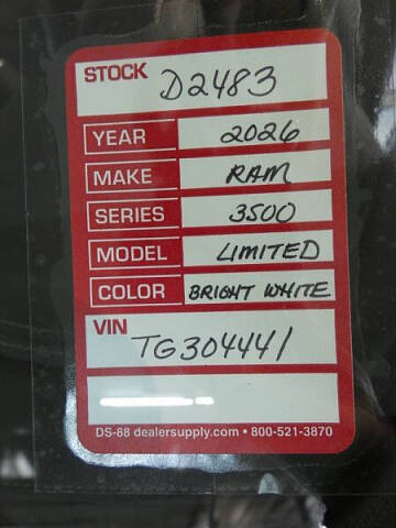 2026 RAM 3500