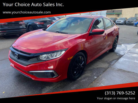 2019 Honda Civic for sale at Your Choice Auto Sales Inc. in Dearborn MI