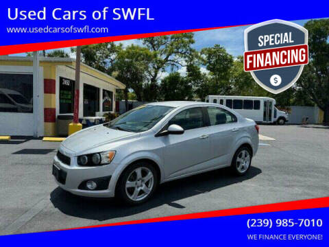 2016 Chevrolet Sonic for sale at Used Cars of SWFL in Fort Myers FL