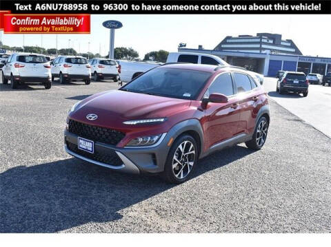 2022 Hyundai Kona for sale at POLLARD PRE-OWNED in Lubbock TX