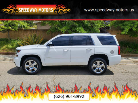 2015 Chevrolet Tahoe for sale at Speedway Motors in Glendora CA