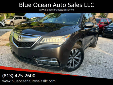 2014 Acura MDX for sale at Blue Ocean Auto Sales LLC in Tampa FL