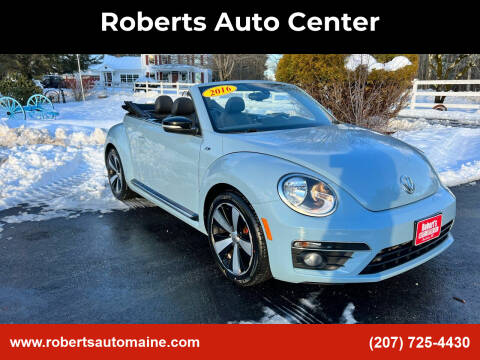 2016 Volkswagen Beetle Convertible for sale at Roberts Auto Center in Bowdoinham ME