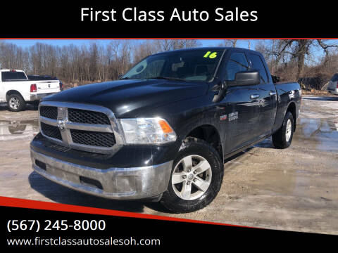 2016 RAM 1500 for sale at First Class Auto Sales MI in Erie MI