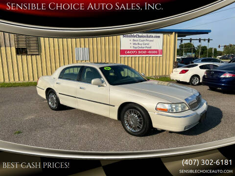 2006 Lincoln Town Car for sale at Sensible Choice Auto Sales, Inc. in Longwood FL