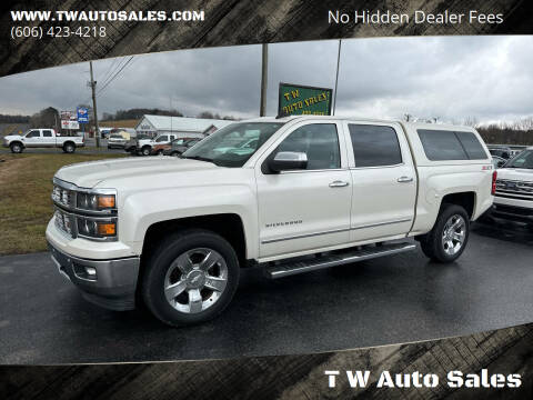 2015 Chevrolet Silverado 1500 for sale at T W Auto Sales in Science Hill KY