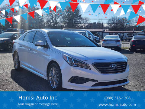 2015 Hyundai Sonata for sale at Homsi Auto Inc in Kannapolis NC