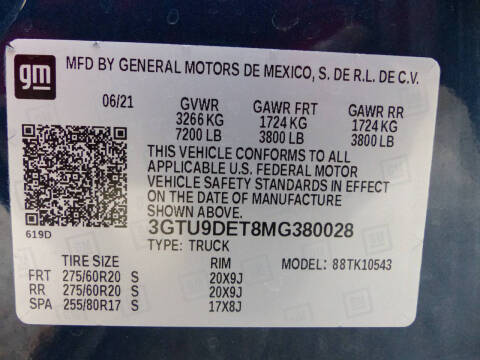 2021 GMC Sierra 1500 SLT