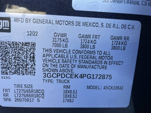 2023 Chevrolet Silverado 1500