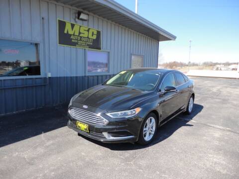 2018 Ford Fusion for sale at Moss Service Center-MSC Auto Outlet in West Union IA