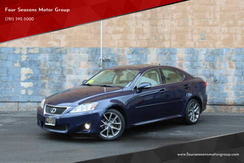 2013 Lexus IS 250 for sale at Four Seasons Motor Group in Swampscott MA