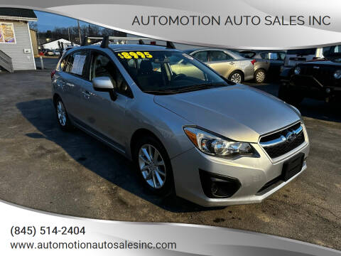 2013 Subaru Impreza for sale at Automotion Auto Sales Inc in Kingston NY