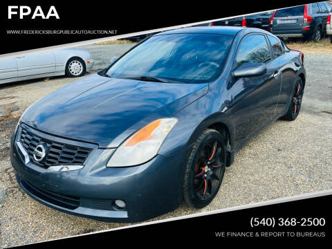 2009 Nissan Altima for sale at FPAA in Fredericksburg VA