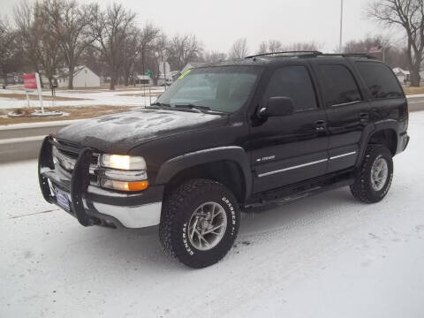 2002 Chevrolet Tahoe for sale at BRETT SPAULDING SALES in Onawa IA