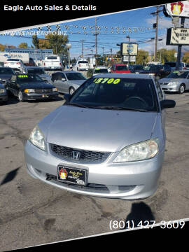 2005 Honda Civic for sale at Eagle Auto Sales & Details in Provo UT