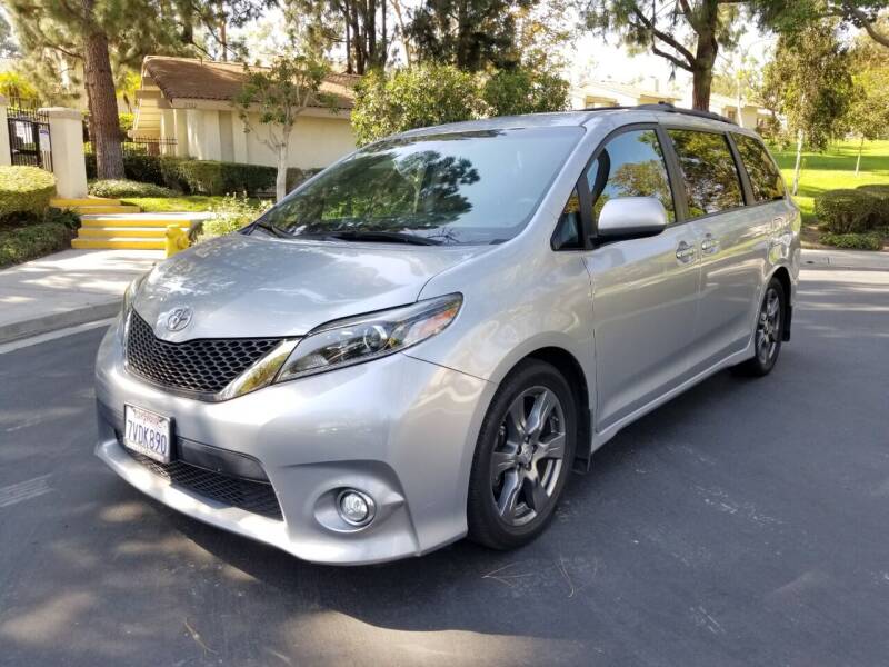 2017 Toyota Sienna for sale at E MOTORCARS in Fullerton CA