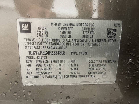2015 Chevrolet Silverado 1500 LT