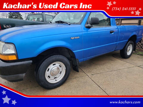 1998 Ford Ranger for sale at Kachar's Used Cars Inc in Monroe MI