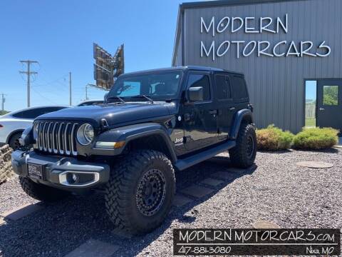2018 Jeep Wrangler Unlimited for sale at Modern Motorcars in Nixa MO