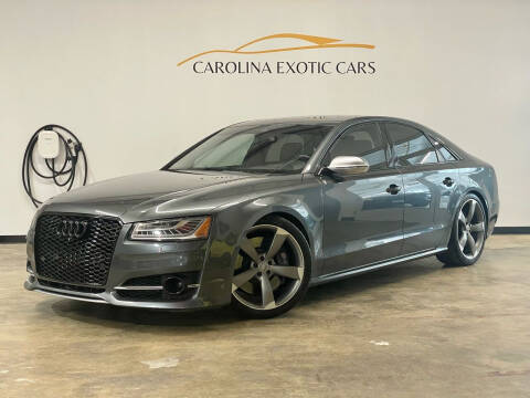 2015 Audi S8 for sale at Carolina Exotic Cars & Consignment Center in Raleigh NC