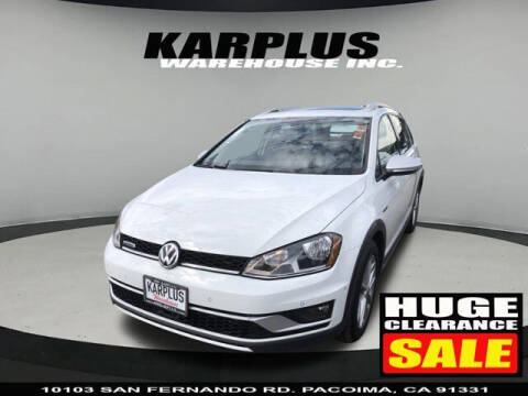 2017 Volkswagen Golf Alltrack for sale at Karplus Warehouse in Pacoima CA
