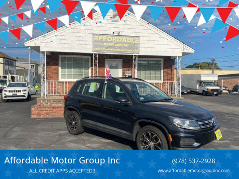 2015 Volkswagen Tiguan for sale at Affordable Motor Group Inc in Worcester MA
